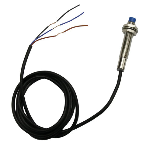 Inductive Proximity Sensor Switch Normally Open PNP DC6V To 36V M8 3 Wire Detector showing cable and connection