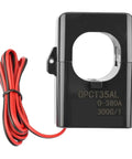 High Grade Split Core Current Transformer With AC Clamp Sensor for 0-380A measurements, compact design with hook-up wires.