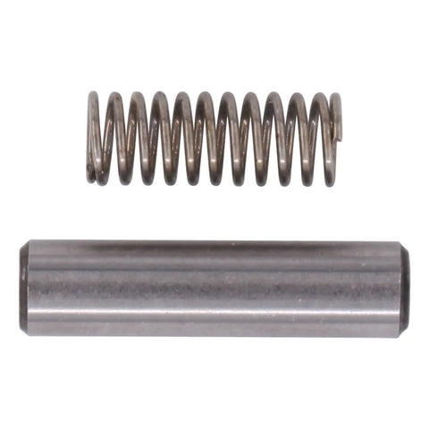 Heavy Duty Plunger Pin And Compression Spring Kit For Honda Trx400X And Trx400Ex Sportrax showing steel pin and coiled spring.