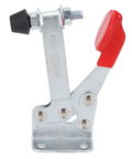 Heavy Duty Horizontal Toggle Clamp, Rock Solid 68Kg Clamping Power For Woodworking And Equipment Installations, Durable Iron Body With Comfortable Plastic Handle, Stable Hold And Quick Setup For Fast Projects. horizontal iron clamp with red handle