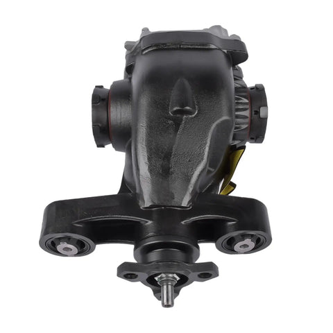 Heavy Duty Rear Differential Axle Carrier Black Drop In Replacement For Cadillac ATS 2.5L 2013 Models With 3.45 Gear Ratio, front view.