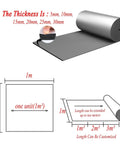 Stay Cool And Save Cash With This Rock Solid Thermal Insulation Roll Featuring Self Adhesive Aluminum Foil Radiant Barrier, showing size options and thickness details.