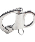 Shophubio marine-grade 316 stainless steel quick-release shackle with fixed bail, 96mm