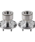 Two Front Wheel Hub Bearing Assemblies With ABS Sensor For Toyota 4Runner 1996 To 2002 Sequoia 2001 To 2007 Tacoma 1995 To 2004 And Tundra 2000 To 2006 Replacement 4350204040 9036954001