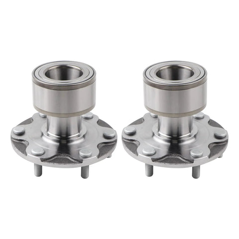 Two Front Wheel Hub Bearing Assemblies With ABS Sensor For Toyota 4Runner 1996 To 2002 Sequoia 2001 To 2007 Tacoma 1995 To 2004 And Tundra 2000 To 2006 Replacement 4350204040 9036954001