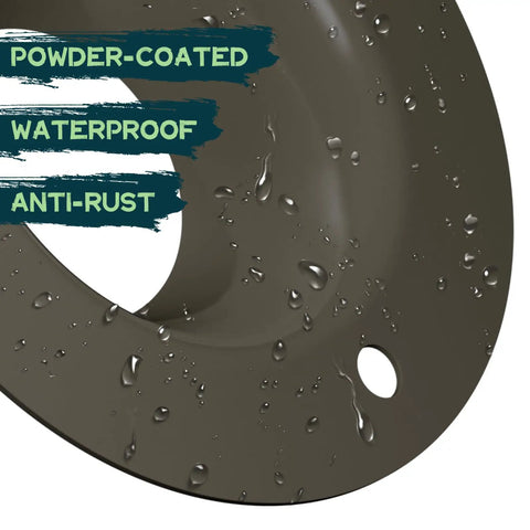Heavy Duty 6 Volt Deer Feeder Replacement Funnel With Waterproof Metal Construction And Protective Powder Coat Finish. Includes Mounting Hardware For Easy Upgrade To Your Game Feeder System Durable Design Keeps Squirrels Out.