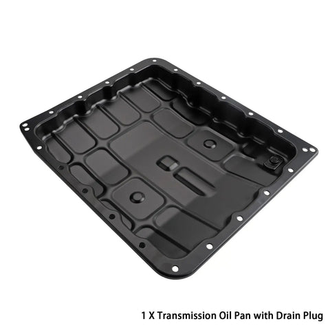 Durable Transmission Oil Pan With Drain Plug And Automatic Transmission Filter Kit Ready To Install For Nissan Armada Frontier Pathfinder Titan Replaces TF-327 31390-90X0B 31390-90X00 Direct OEM-Equivalent Replacement Easy Bolt-On Upgrade