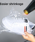 Solid Pack Of Two Hundred Four By Six Heat Shrink Bags Pulling Off A Knockout Tight Seal For Books And Bath Bombs Durable Food Grade Plastic Wrap For Everyday DIY used for sealing shoes.