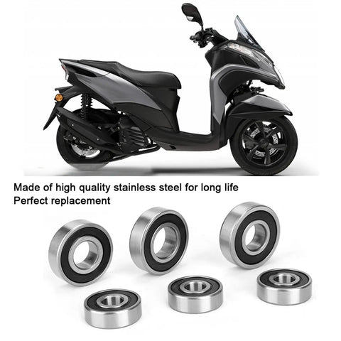 Heavy Duty Stainless Steel Transmission Gearbox Bearing Set For GY6 50Cc And 80Cc Scooters Keep The Ride Tight And Smooth With This Top Notch Replacement Repair Kit Built Like A Tank