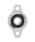 4 Pack Flange Mounted Pillow Block Bearings KPL001 12mm Bore Self Aligning Zinc Alloy for Industrial Machinery