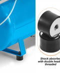 Heavy Duty Rubber Vibration Isolator Mounts With Double Ended Internal Thread Nuts For Air Compressors And Industrial Equipment Noise Reduction, Shock Absorber Pads And Anti Vibration Feet mounted on compressor foot