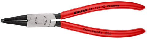 Internal Circlip Pliers Straight For Bore Diameters From 0.75 Inches Up To 2.359 Inches One Piece Forged Tips With Non Slip For Installing Or Removing Snap Rings In Bores Pro Grade