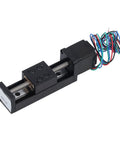 Sick Linear Rail Slide Actuator With 28 Stepper Motor And 50mm Stroke For DIY CNC Router X Y Z Accuracy Motion Stage Build with lead screw.