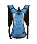 Hydration Pack For Outdoors With Water Bladder, Lightweight Hiking Backpack For Running, Cycling And Climbing, Blue, Front View