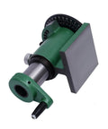 Versatile Precision Indexing Fixture With Smooth As Butter Turning 360 Degree Dial For Vertical Horizontal Drilling And Gear Cutting Rock Solid Top Tier Tool, green cast steel construction with 360-degree dial.