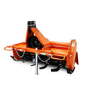 37 Inch 3 Point Rotary Tiller Attachment For Category 1 Tractors PTO Driven Cultivator With 540 RPM Gearbox, side view