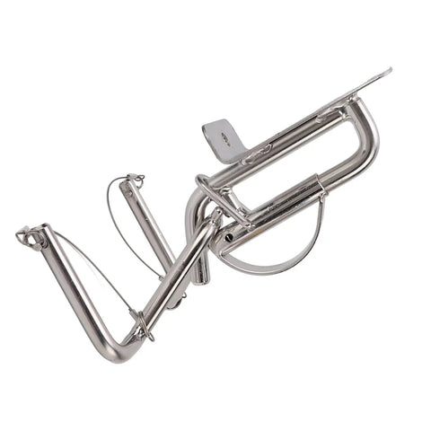 Storage Case Boat Snap Davits For Dinghy Lock System In 304 Stainless Steel Marine Hardware Beefy Heavy Duty Mounting Solution For Yachts And Inflatable Boats Secure Locking And Smooth Deployment, stainless steel boat davit
