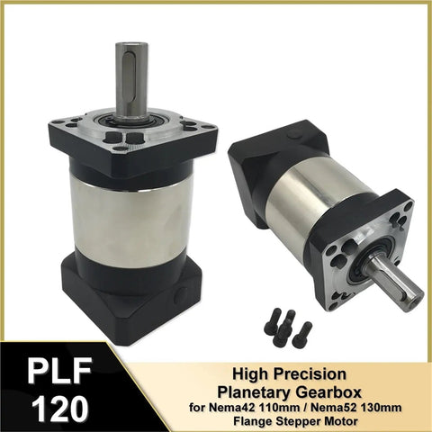 Heavy Hitter High Precision Planetary Gearbox For Nema 52 Servo Motors Smooth Speed Reducer with 130mm flange and steel housing.