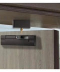 Adjustable Bedroom Door Closer With Damping Buffer And Quiet Hydraulic Mechanism installed on a wooden bedroom door