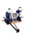 CBN Grinding Wheel 8 Inch By 1 Inch By 5/8 Inch Grit 600 on bench grinder for sharpening HSS woodturning tools, pro grade.