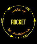 High Power Rocketry Notebook For Gearheads And Hobbyists, Medium Ruled 6x9 Journal cover with motivational circle and text.