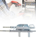 Job Site Ready Cable Threading Aid For Electricians Heavy Duty Steel Wire Pulling Pulley with two screws and grip handle.