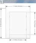 Dead Simple Self Adhesive Access Panel For Drywall Five Inch By Seven Inch Peel And Stick Wall Hole Cover dimensions 7.25x9.25 inches