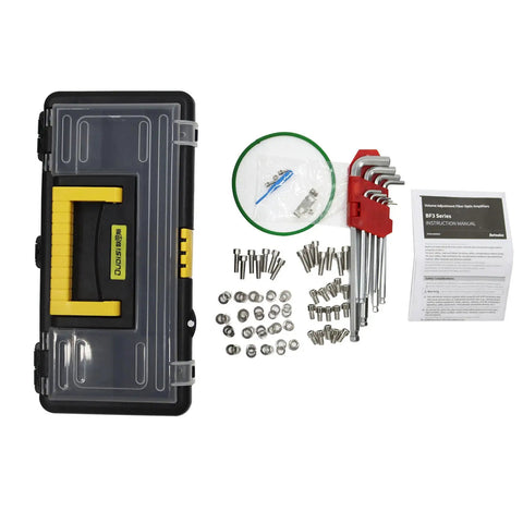 No Drama Fully Automatic Desktop Labeler With Smart Touch Interface For Round Square And Hex Containers Crushes Labels With Flawless Precision At 15 To 60 Per Minute Using Standard 110v Power in toolbox with screws and tools.