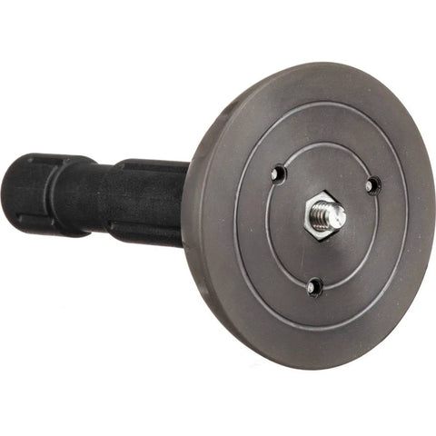 100mm Ball Leveler With 3/8in Screw for Video Tripods, Rock Solid Half Ball Leveling Mount showing front view of 100mm bowl.