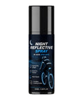 Night Reflective Spray 100ml Safety Fluorescent Paint Invisible Daytime product bottle with safety instructions for nighttime visibility.