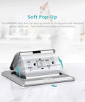 Pop Up Floor Outlet Box Kit With 20 Amp GFCI Receptacle, Tamper Resistant, Weather Resistant Stainless Steel Flip Up Cover