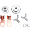 Rugged Magnetic Grounding Clamp Built With Strong Brass And Stainless Steel For Welding Jobs. Features steel and copper components.