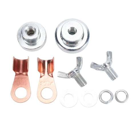 Rugged Magnetic Grounding Clamp Built With Strong Brass And Stainless Steel For Welding Jobs. Features steel and copper components.