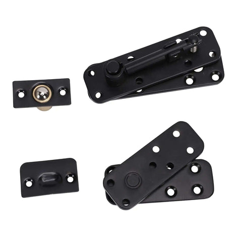 Concealed Pivot Hinge For Secret Doors And Bookcases, Built To Last Heavy Duty 570Lb Load Bearing, 360 Degree Rotation, Silent Operation, Complete Hardware Set With Screws, Ball Joint, Driver