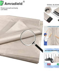 Soft Conductive Shielding Fabric with Copper Nickel Plating for Smart Meters, Faraday Cage Ready, ultra low resistance cloth