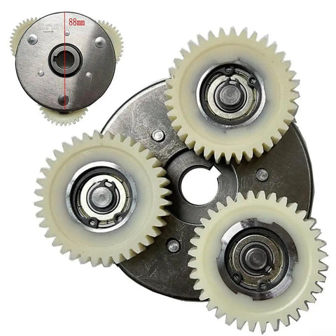 36T Nylon Gear For Bafang G062 Hub Motor 750W 1000W Electric Bike Clutch Gear Plastic Rear Hub Replacement