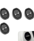 Heavy Duty Silicone Door Lock Dampers Set Of Four Custom Fit For Nissan Rogue 2021 To 2026, black silicone pads for door protection.