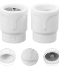Premium Ceramic Tig Welding Nozzle Shield Cups, white ceramic, precision gas coverage for aerospace and auto projects.