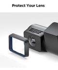 Pro-Grade CPL-600 Circular Polarizer Filter For A329S And A229 Ultra Rear Camera Anti-Glare Lens next to a dash cam lens