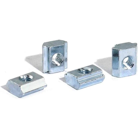 Set Of 30 2020 Series Sliding T Nuts M6 Thread Hammer Head T Nut For Standard 6mm T Slot Aluminum Extrusion Profile Heavy Duty Quick Install Zinc Plated