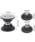 Heavy Duty Door Magnet Latch No Drill Magnetic Door Catch Kit With Stainless Steel Magnet for Trailer and Motorhome dimensions view