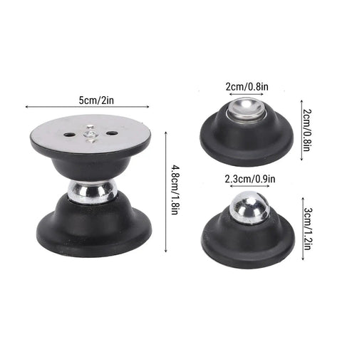 Heavy Duty Door Magnet Latch No Drill Magnetic Door Catch Kit With Stainless Steel Magnet for Trailer and Motorhome dimensions view