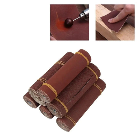 Grab This Heavy Duty Emery Cloth Sandpaper For Serious Grinding And Polishing Tasks On Wood Metal Plastic Or Leather, Featuring Smooth 1 Meter Roll.