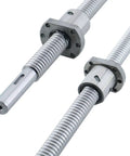 High Precision Ground SFU50 Ballscrew With Keyway, Step, Plane, Wrench And Threaded Hole For Manipulators, Pro Grade Linear Motion Screw For Smooth Retrofit In Milling Or CNC Applications