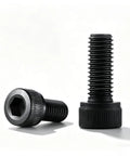 100 Pack M3 X 10mm Hex Socket Head Cap Screws, Grade 12.9 Alloy Steel Allen Bolts with black oxide finish and full thread.
