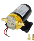 12V Oil Extractor Pump For Engine And Marine Use, 3.2 GPM Gear Oil Pump, Durable Bronze Body With Copper Motor