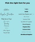 Font options for Personalized Acrylic Desk Name Plate For Office Decor With Font Options And Material Choices Ten By Three Point Five Inches Boss Vibes For Your Desk Setup A Clean Professional Yet Cute Office Look.