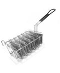 Stainless Steel Taco Fry Basket With Grip Handle Holds Up To 6 Shells For Crispy Tacos Deep Fryer Taco Holder Basket