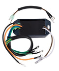 Mercury Switch Box CDI Power Pack For Outboard Motors 4 To 20 HP 2 Cylinder Replacement with multicolored wires visible