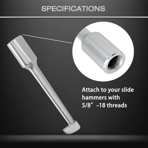 Beefy Yet Easy To Use Heavy Duty Slide Hammer Pulling Hook Attachment For Bearing And Seal Removal Pro Grade Bearing Puller Tool